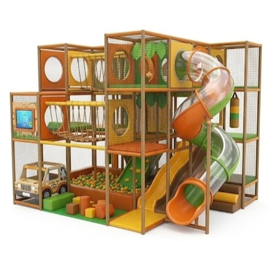 Jungle-Themed Commercial Indoor Playground