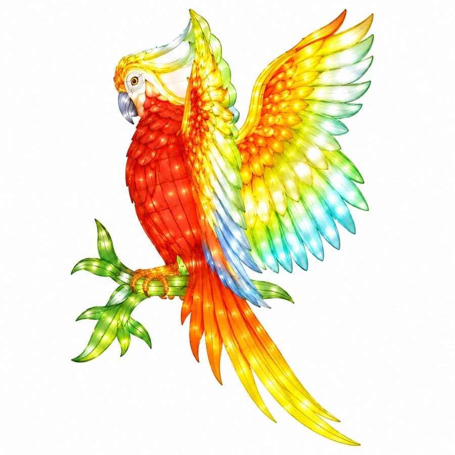 LED Parrot Decorative